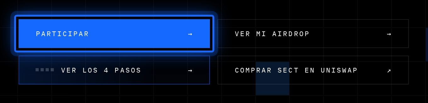 La página del airdrop: pulsa Participar.