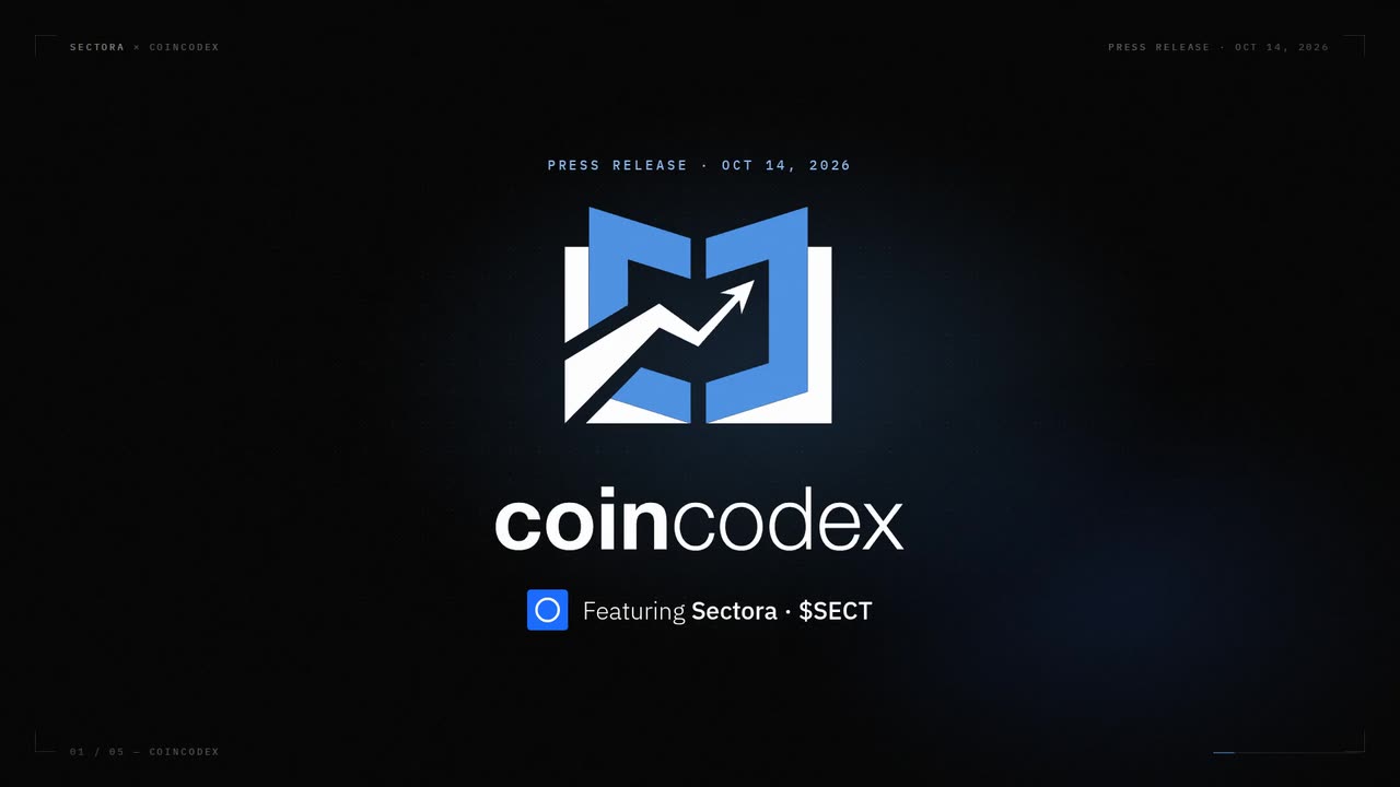 Sectora press release on CoinCodex